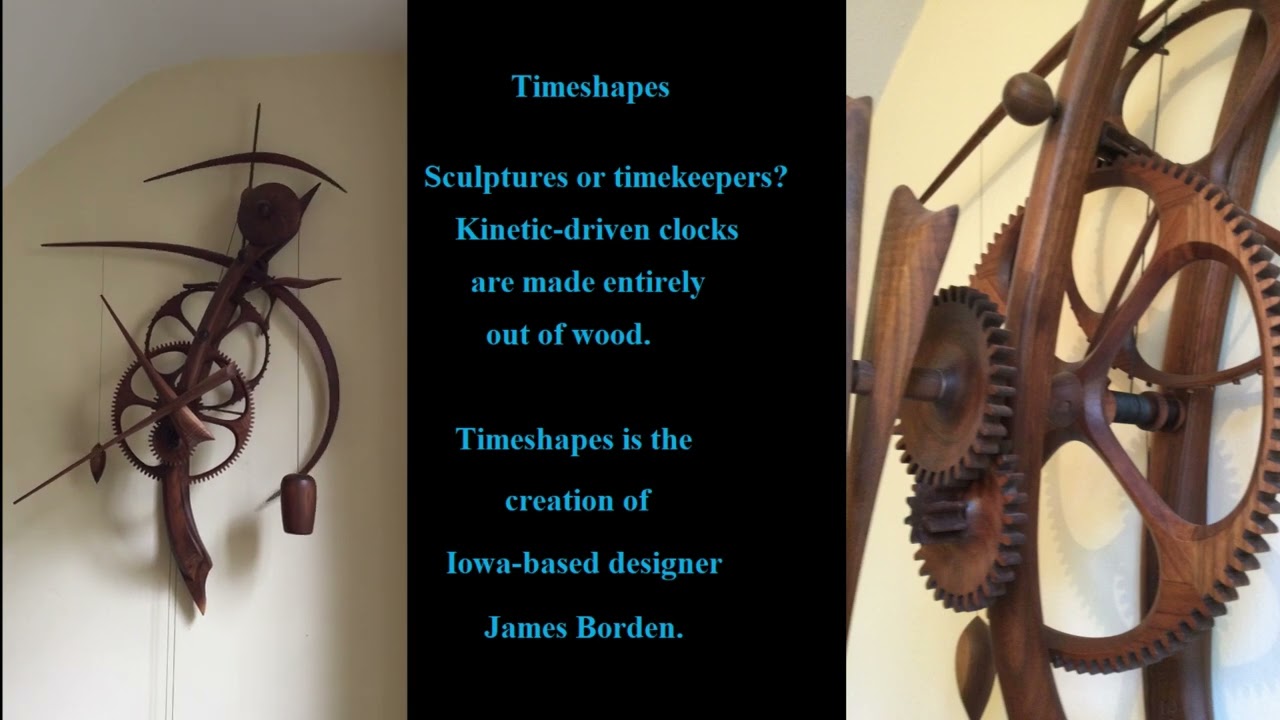Timeshapes Clock. In the city home.