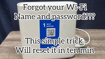 How to reset your WiFi name and password on bgw320 for att fiber internet FAST