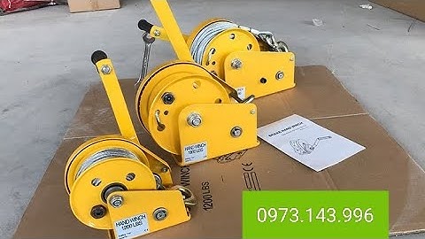 sale tời quay tay tời tự hãm. pa lăng xích các loại. tời tự khóa 1200 LBS 0973.143.996