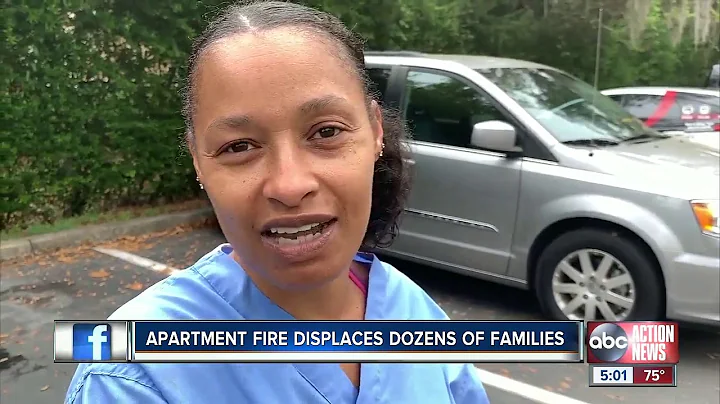 Dozens of people left homeless after large fire destroys 24 apartments in Lakeland