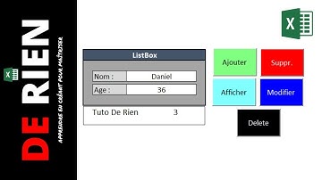 Comment travailler avec des listbox dans Excel
