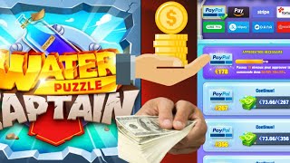 اروع تطبيق للربح من الانترنت للمبتدئين 💵 water puzzle captain 2023 screenshot 2