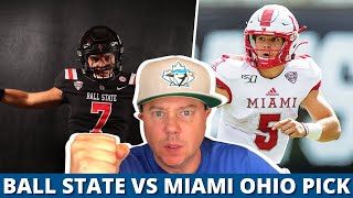 Ball State at Miami Ohio Pick College Football Week 10 Predictions Wednesday Night Football