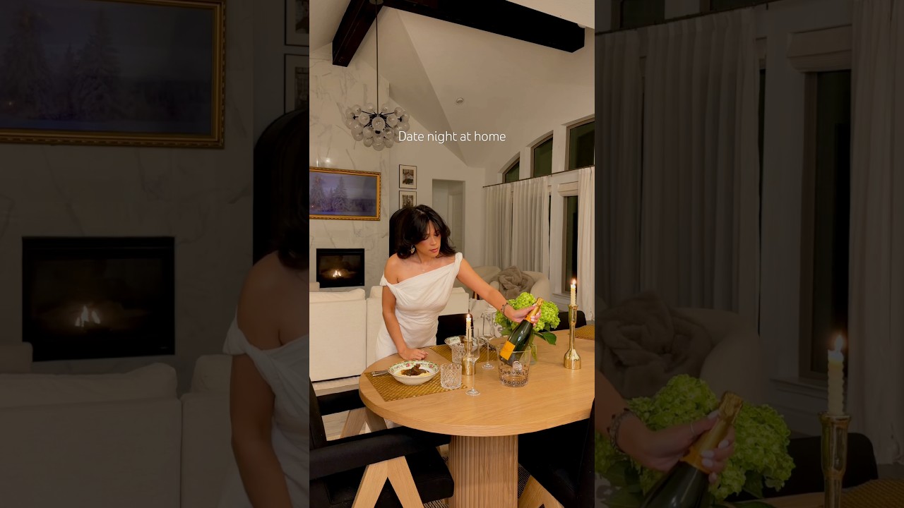 Вечер свиданий дома на День святого Валентина 
