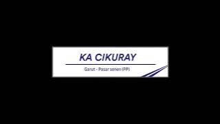 KERETA API BARU❓❓ Announcer Kereta Api Cikuray (7047B)