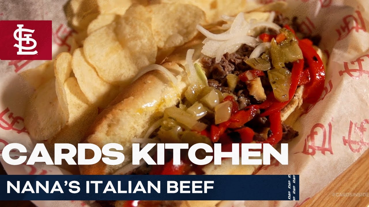 Cards Kitchen Nana's Italian Beef St. Louis Cardinals YouTube