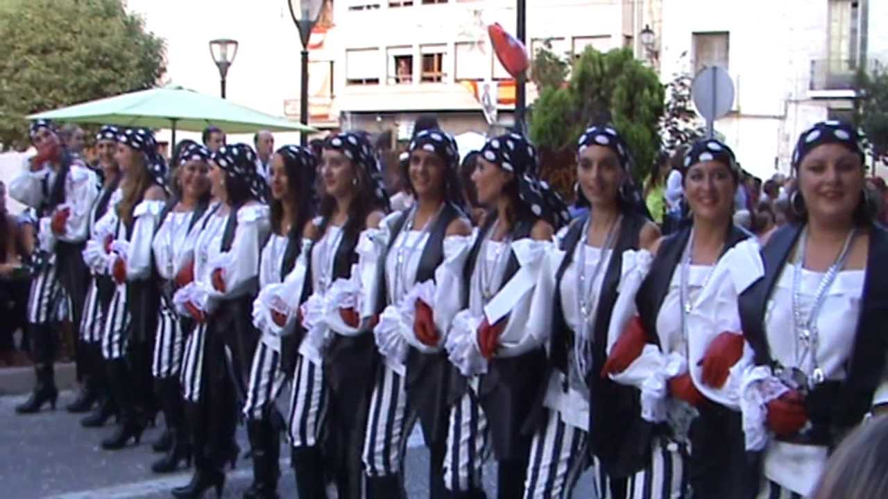 Entrada de Moros y Cristianos Castalla 2013 Comparsa Piratas