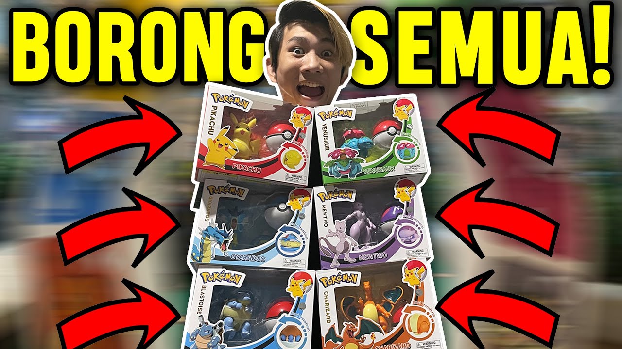 ABIS 1,2 JUTA! AKU BORONG DAN UNBOXING SEMUA APOLO POKEMON TRANSFORM FIGURE BALL!!