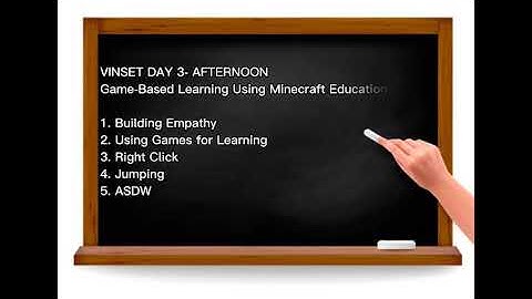 VINSET 2.0 DAY 3 AFTERNOON SESSION| GAME-BASED LEARNING USINH MINECRAFT EDUCATION EDITION|ANSWER KEY
