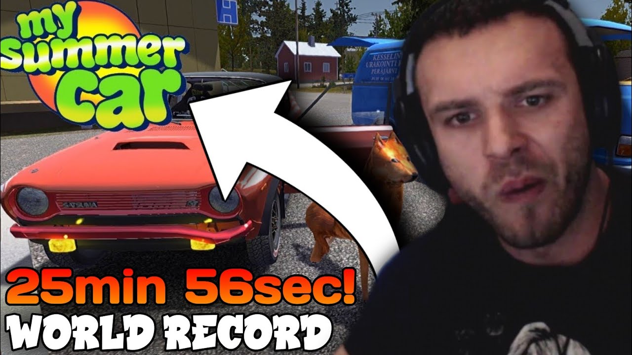 Restt Reakce na My Summer Car WORLD RECORD! YouTube