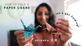 How to fold a paper crane » Let&#39;s Origami!