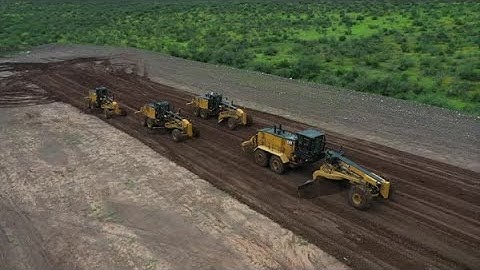 Cat® Motor Grader Mining Machines Product Line Up – 14, 16, 18, 24