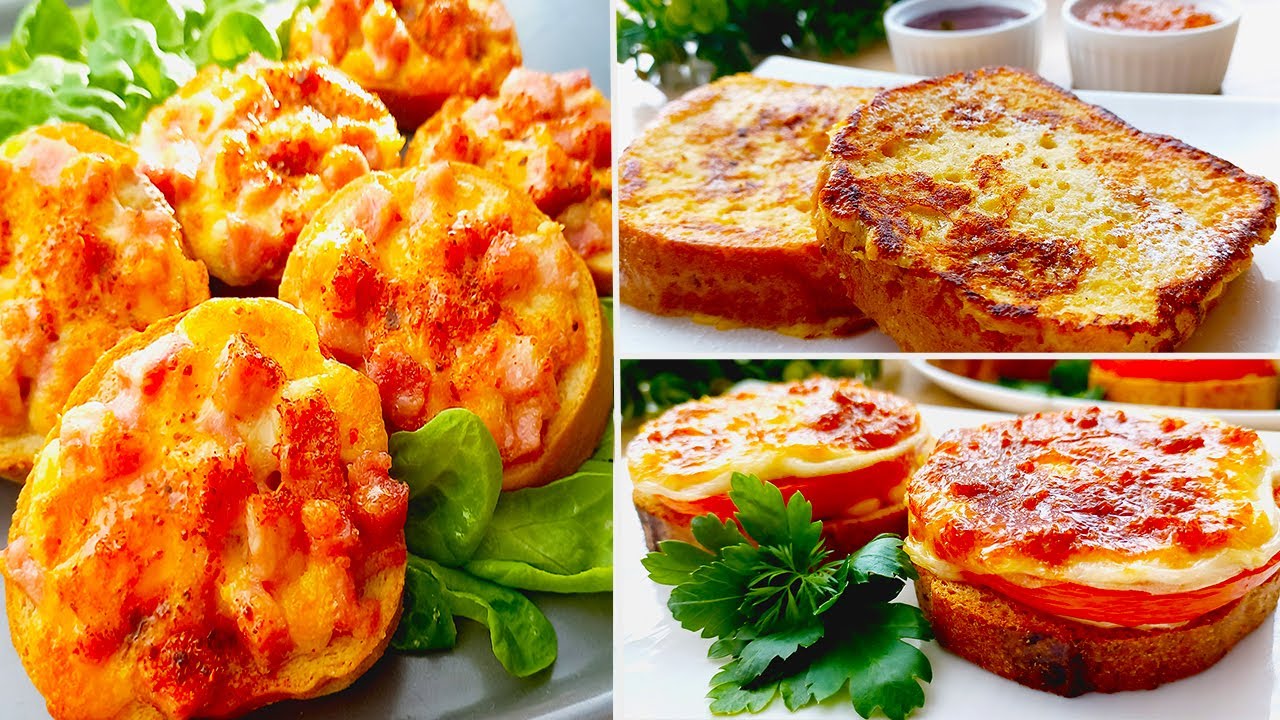 Хрустящие бутерброды за 5 минут ! Лучший завтрак или перекус на каждый день! 🔝 Топ 3