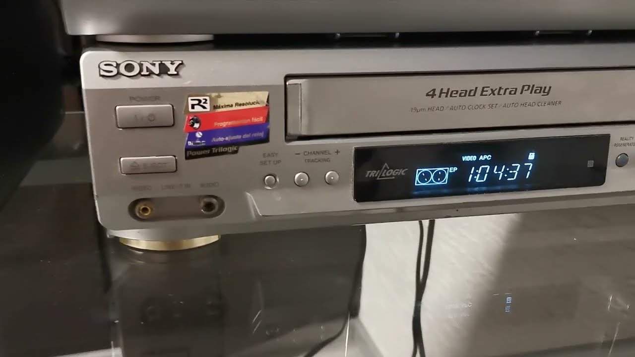 Videocasetera VHS SONY - SLV-LX5 - YouTube