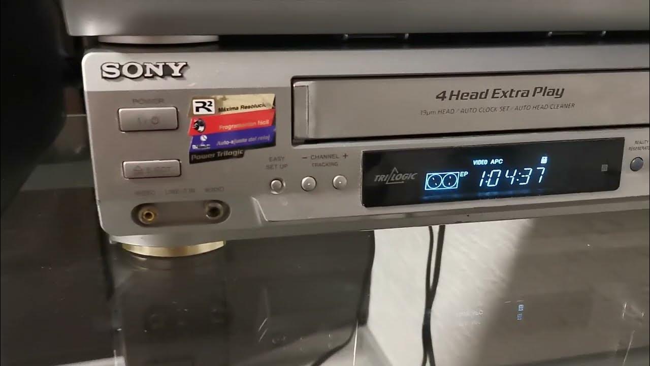 Videocasetera VHS SONY SLVLX5 YouTube