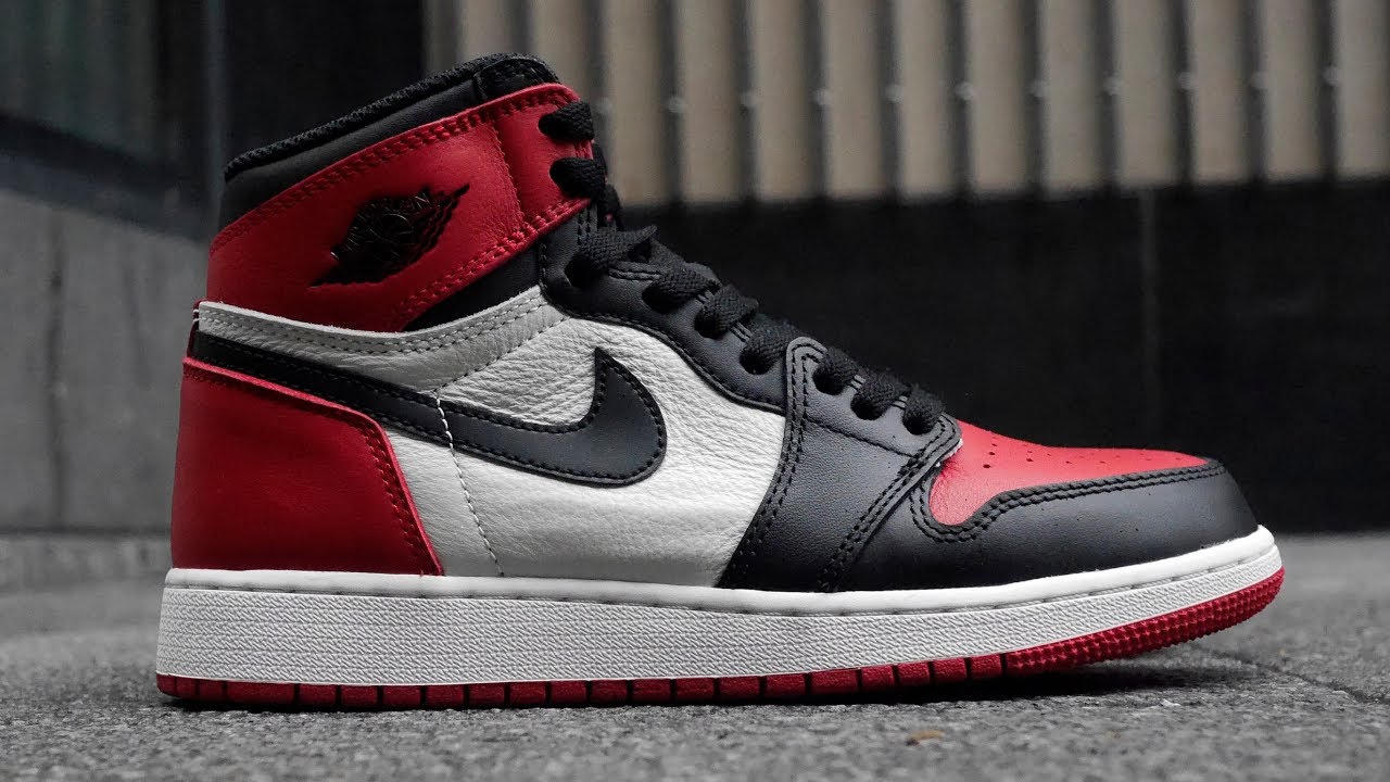 Air Jordan 1 'Bred Toe' GS Quick look