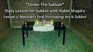 Under the Sukkah with Rabbi Shapira: Lesson 3 Messiah's final purchasing act and sukkot