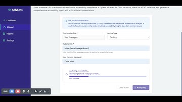 A11yLens - Automated Accessibility Testing Analysis