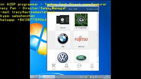 How to Connect ACDP with PC ?
