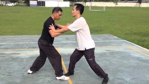 Tai chi secret movement - push hands training by Loh Chee Keong