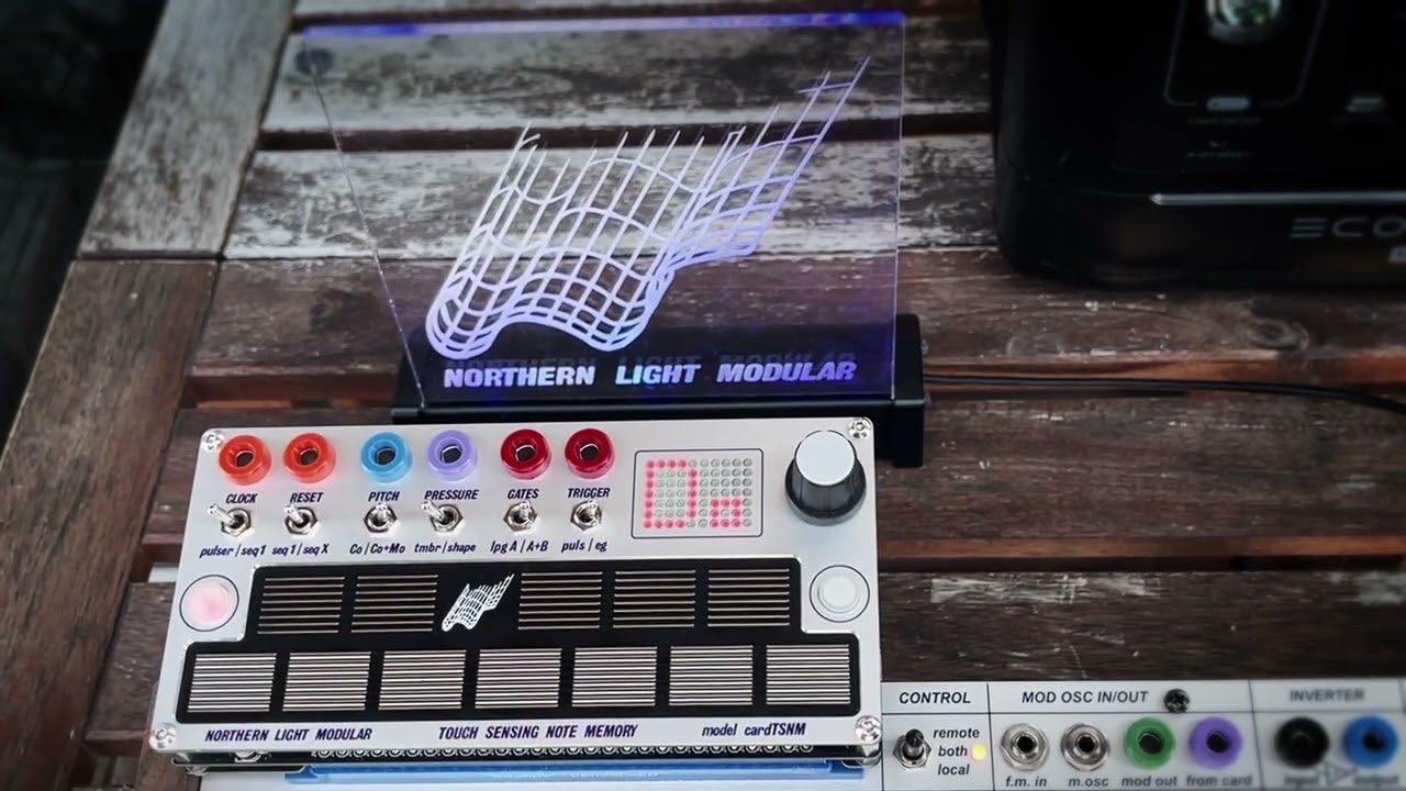 Touch Sensing Note Memory - cardTSNM - Northern Light Modular