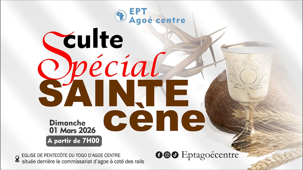 LE SANG DE JÉSUS : La Nouvelle Alliance avec Son Église | Orateur Apôtre ADJEY Kossivi Honoré