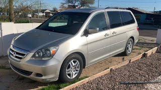 2006 Honda Odyssey 3.5 V6  walk around/review/issues raw & unedited