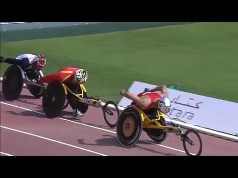 Men's 800m T54 | semi-final 2 |  2015 IPC Athletics World Championships Doha