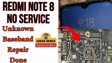 Redmi note 8 no service Unknown Baseband Repair 100% done #redminote8