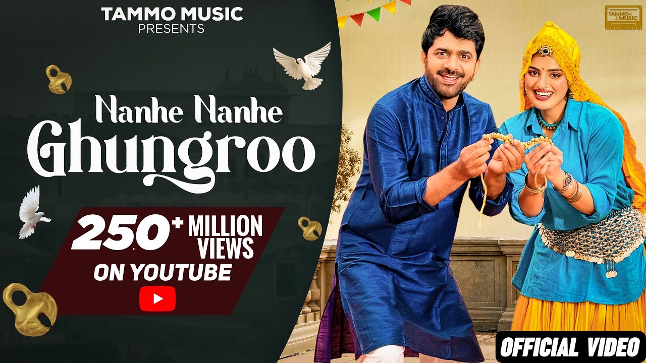 Nanhe Nanhe Ghungroo Official Video Uttar Kumar  Divyanka  New Haryanvi Songs Haryanavi 2024