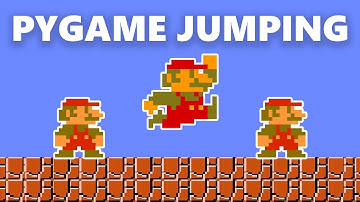 Easy Way to Make Jumping in PyGame! (7 Mins)