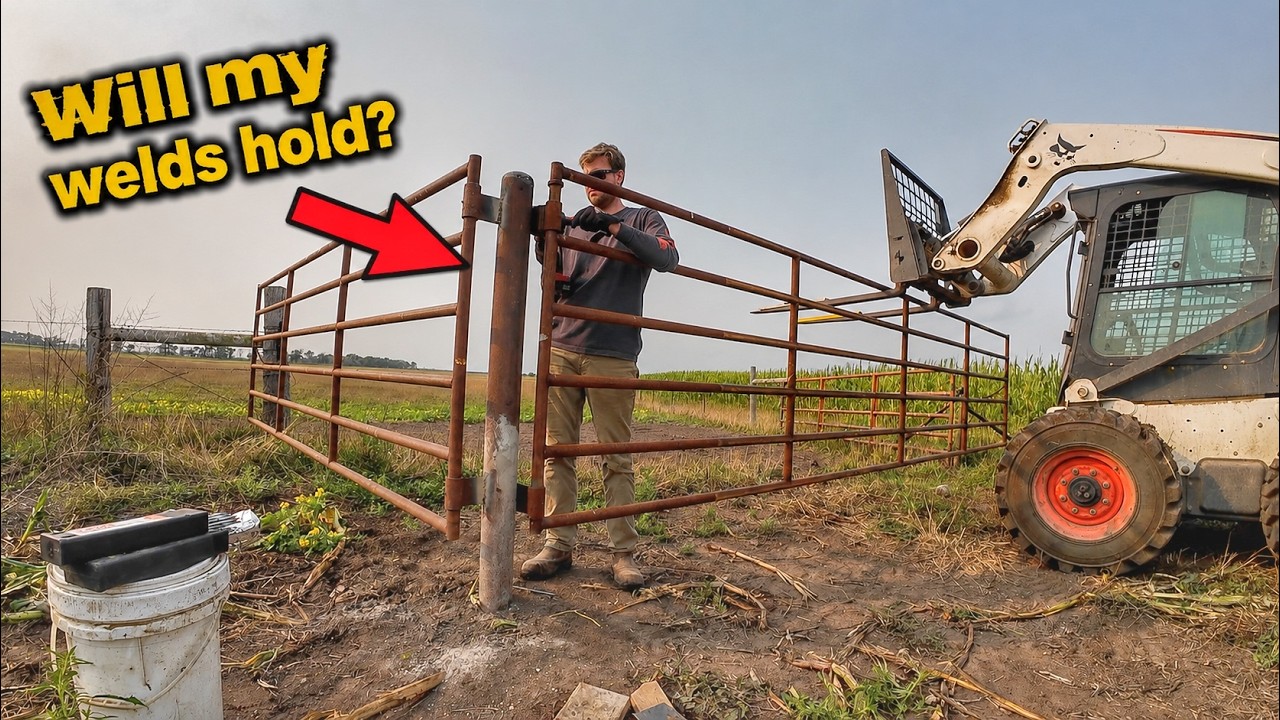 HUGE 20ft Gate Install
