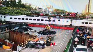 [1110726] 台南市北區北門路二段平交道 378次EMU3000型黑白自強號(由老蕭親自拍攝)