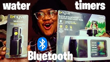 Orbit B Hyve XD Bluetooth 4 Outlet Hose Faucet Water Timer Unboxing Installation & operation! Timers
