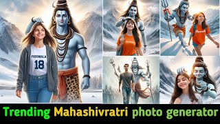 Mahashivratri trending photo editing AI || Mahashivratri photo editing | Mahashivratri video editing