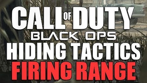 Hiding Tactics - Firing Range