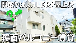 快適すぎる一人暮らし！？コンパクトLDKと巨大バルコニーのお部屋【賃貸アパートの内見】