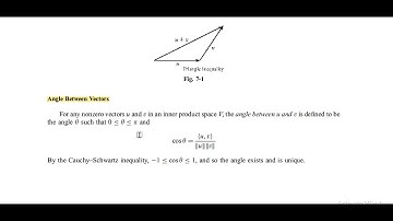 Cauchy Schwarz Inequality (Proof) | Angle b/w vectors with Examples | Orthogonality with Example.
