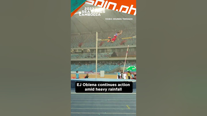 EJ Obiena continues action amid heavy rainfall #shorts