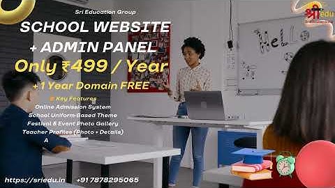 Website + Admin Panel: Only ₹499 / Year+ 1 Year Domain FREE
