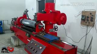 Flour Mill Rolls Grooving Machine || Rolls Floating || Flour Mill Rolls Grinding || METAL POWER