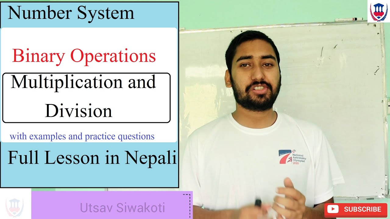 Computer | Number System | Binary Multiplication and division |Utsav ...