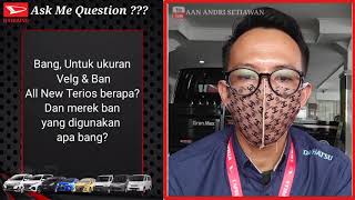 Ask Me Question - Ukuran Velg & Ban All New Terios (ANT) Ask Me Question - Ukuran Velg & Ban All New Terios (ANT)