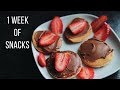 One Week of Snacks! {Vegan + Easy}