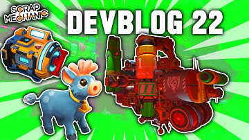 Scrap Mechanic Devblog 22 Review BABY Woc, Mining, Generator, Wedges, and More!