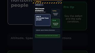 FAA Part 107 Operating Limits — Altitude Speed Restrictions #FAA107
