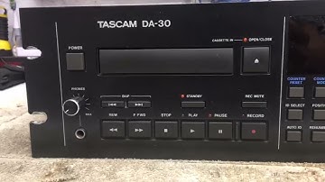 Tascam DA-30 DAT Recorder