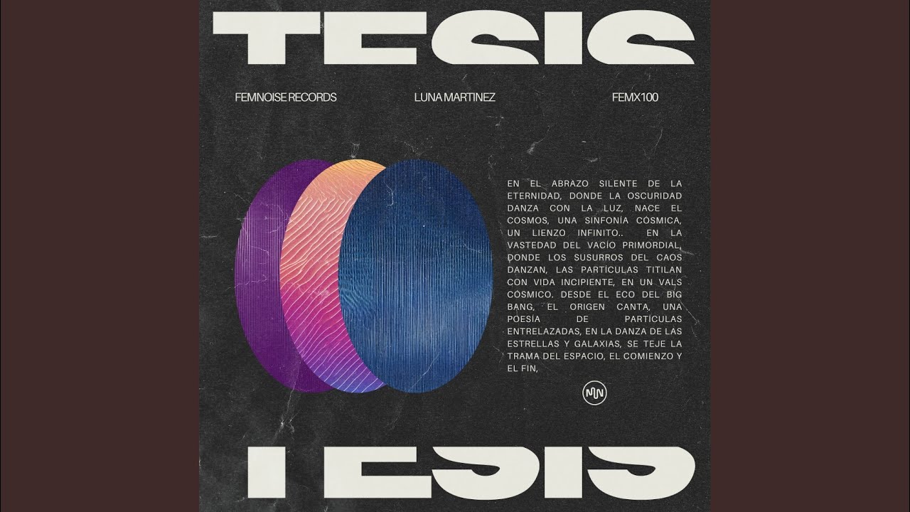 Watch Tesis (Radio Edit) on YouTube Watch Tesis (Radio Edit) on YouTube