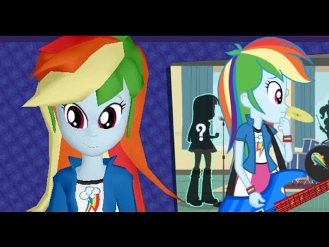 My little pony Equestria Girls - игра #4. Радуга заново собирает музыкальную группу. Видео игра