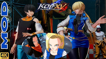 KOFXV mods | DBZ Android 17 vs Android 18 | Chris 💥 Shermie | CPU vs CPU AI vs AI